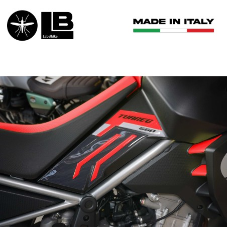 Kit completo de adhesivos 3D para moto compatible con Aprilia Tuareg 660 rojo 2022