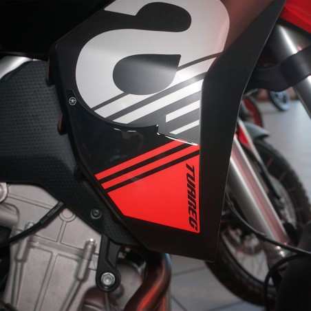 Kit completo de adhesivos 3D para moto compatible con Aprilia Tuareg 660 rojo 2022