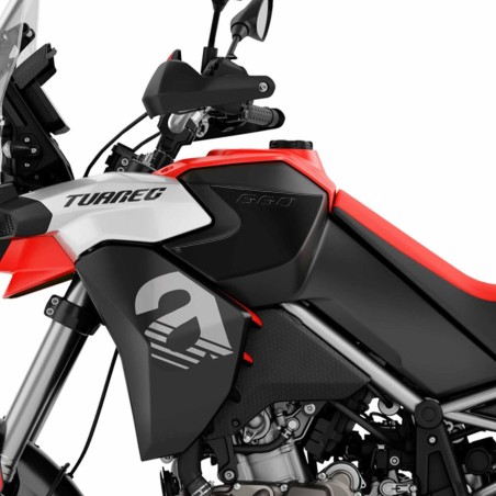 Kit completo de adhesivos 3D para moto compatible con Aprilia Tuareg 660 rojo 2022
