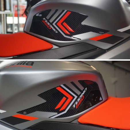 Kit completo adesivi 3D per moto compatibili con Aprilia Tuono 660 rosso 2021-23
