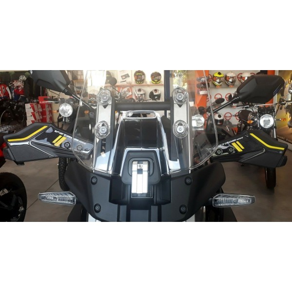 Komplettes 3D-Aufkleber-Set für Motorräder, kompatibel mit Suzuki V-Strom 1050 VStrom – Gelb 
