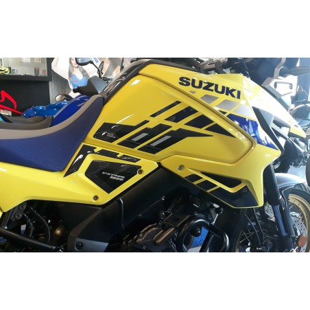 KIT DE PEGATINAS 3D completo para MOTO compatibles con SUZUKI V-STROM 1050 VSTROM - AMARILLO 