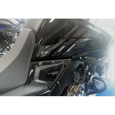 Kit completo adesivi 3d per moto compatibili SUZUKI V-STROM 1050 vstrom argento 