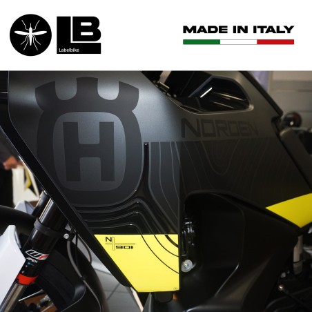Kit completo de pegatinas 3D Protecciones de moto compatibles con Husqvarna Norden 901