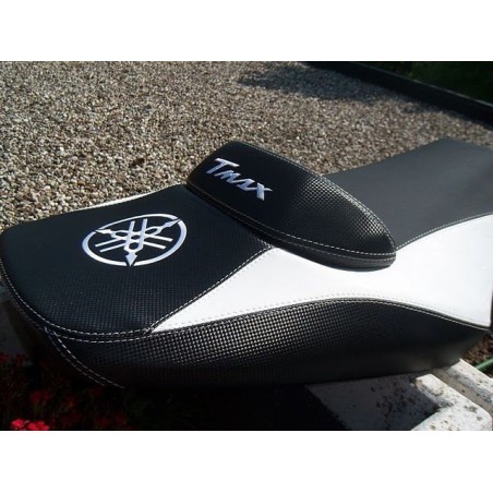 KIT FUNDAS ASIENTOS BLANCO FUNDAS ASIENTOS MOTO WHITEMAX YAMAHA TMAX T MAX 500