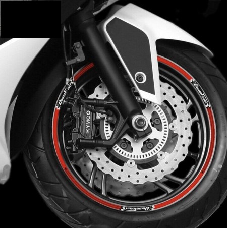 KIT di STRISCE ADESIVE per CERCHI SCOOTER compatibili KYMCO DOWNTOWN 300 - 350