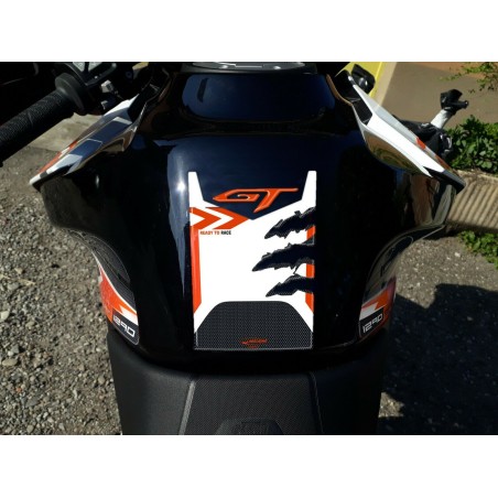 KIT PARASERBATOIO e LATERALI Stickers 3D compatibili MOTO KTM 1290 SUPER DUKE GT