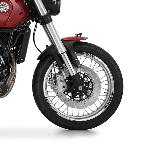 Kit strisce adesive cerchi ruote moto compatibili con Benelli Leoncino 500 trail