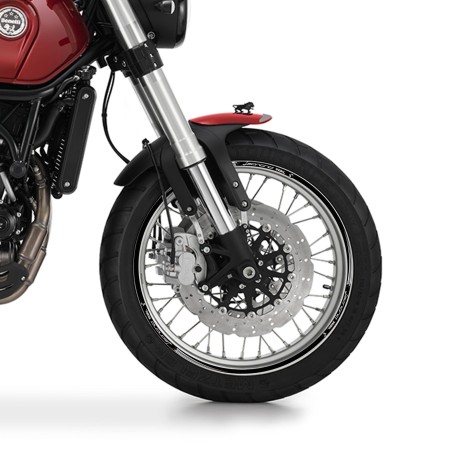 Kit strisce adesive cerchi ruote moto compatibili con Benelli Leoncino 500 trail