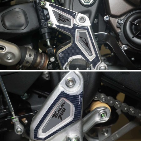 Kit adhesivos de gel 3D para protectores de umbral de puerta compatible con Yamaha Tenere 700 2022