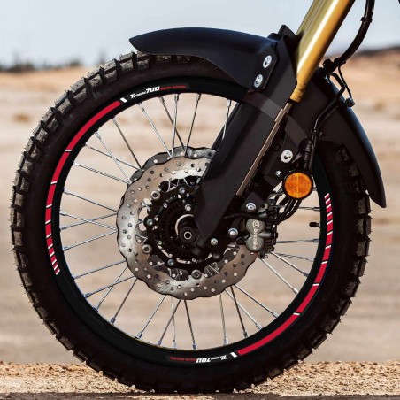 Kit strisce adesive per cerchi moto compatibili Yamaha Tenere 700 Travel Edition