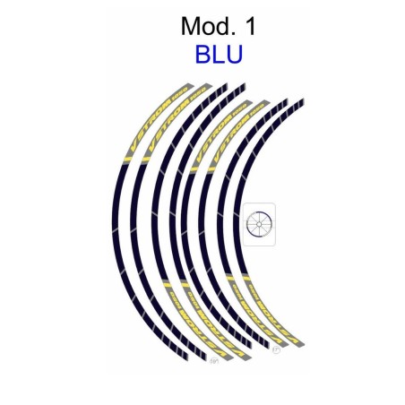 Kit Strisce Adesive per Cerchi moto Suzuki V-Strom 1050