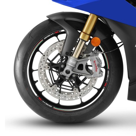 Kit tiras adhesivas para llantas de 17" compatible con Suzuki GSXS 950-1000