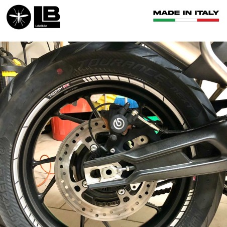Kit de bandas adhesivas para llantas 19-17 compatibles con Triumph Tiger 900 850