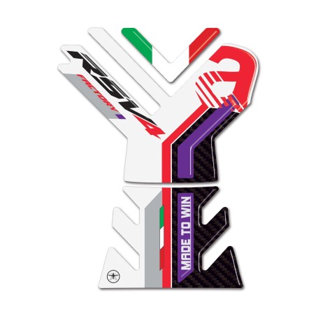 Paraserbatoio 3D protezione moto compatibile con Aprilia RSV4 Factory 2023