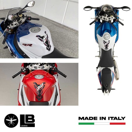 PARASERBATOIO 3D S1000RR PROTEZIONE SERBATOIO compatibile per MOTO BMW S1000 RR