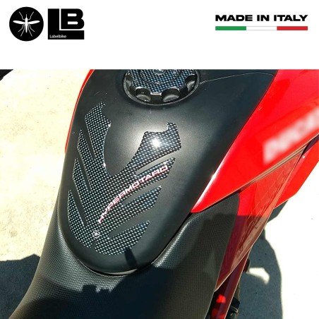 PROTECCIÓN DE DEPÓSITO ADHESIVA DE CARBONO 3D compatible con MOTO DUCATI HYPERMOTARD