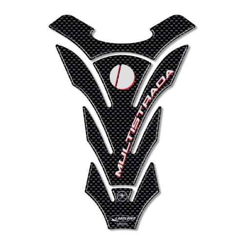 PROTECCION DEPOSITO ADHESIVO CARBONO 3D Compatible DUCATI MULTISTRADA 1000-1100 MOTO