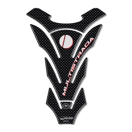 PROTECCION DEPOSITO ADHESIVO CARBONO 3D Compatible DUCATI MULTISTRADA 1000-1100 MOTO