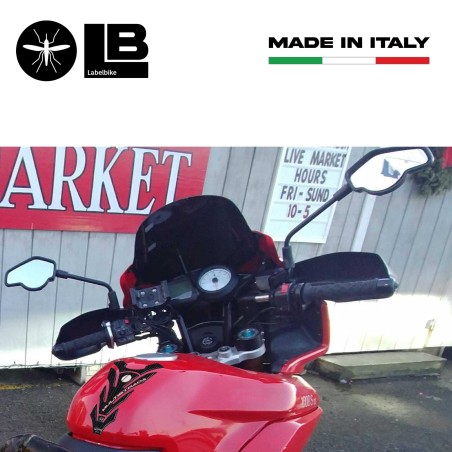 PROTECCION DEPOSITO ADHESIVO CARBONO 3D Compatible DUCATI MULTISTRADA 1000-1100 MOTO