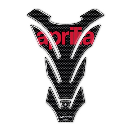 ADHESIVOS PROTECCIÓN DEPÓSITO 3D EN CARBONO para MOTO APRILIA ROJO