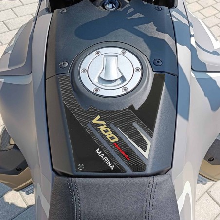Paraserbatoio Adesivo 3D compatibile con Moto Guzzi V100 Mandello Aviazione