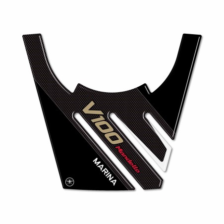 Paraserbatoio Adesivo 3D compatibile con Moto Guzzi V100 Mandello Aviazione