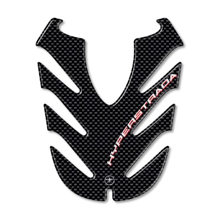 CARBON 3D GEL ADHESIVE SEAL kompatibel für DUCATI HYPERSTRADA MOTORCYCLE