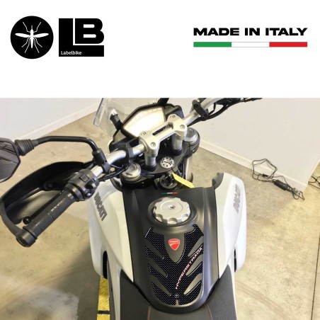 CARBON 3D GEL ADHESIVE SEAL kompatibel für DUCATI HYPERSTRADA MOTORCYCLE