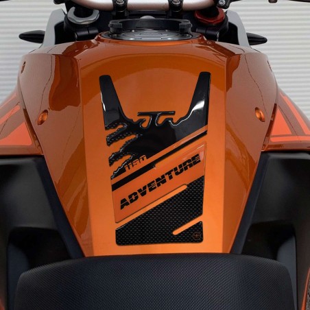 PARASERBATOIO ADESIVO 3D in RESINA GEL compatibile per MOTO KTM 1190 ADVENTURE