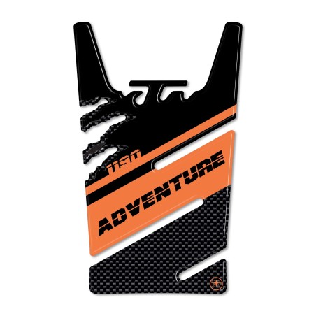 PARASERBATOIO ADESIVO 3D in RESINA GEL compatibile per MOTO KTM 1190 ADVENTURE