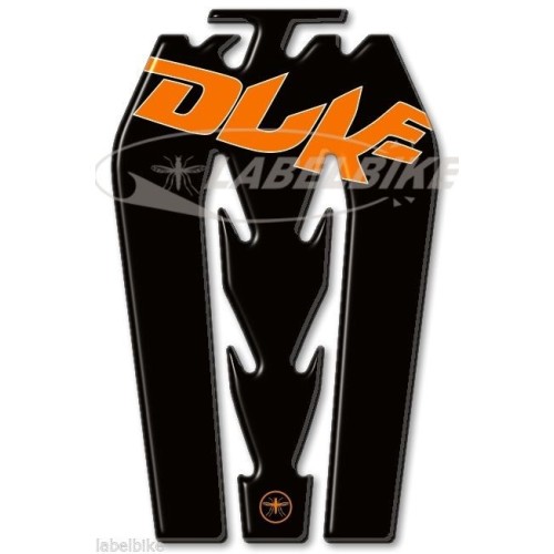 PARASERBATOIO ADESIVO 3D in RESINA GEL compatibile per MOTO KTM DUKE-SUPER DUKE 2