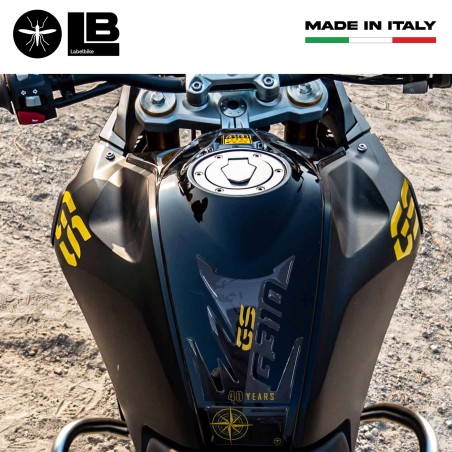 Paraserbatoio Adesivo 3D moto compatibile con BMW G 310 GS 40th ann. 2017-2023
