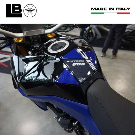 Paraserbatoio Adesivo 3D protezione moto compatibili con Suzuki V-Strom 800DE