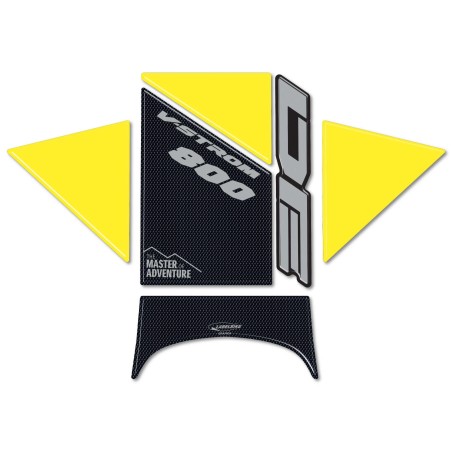 Adhesive 3D tank protector motorbike compatible with Suzuki V-Strom 800DE
