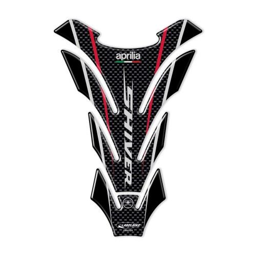 Paraserbatoio adesivo 3D protezione serbatoio moto compatibile Aprilia Shiver 2