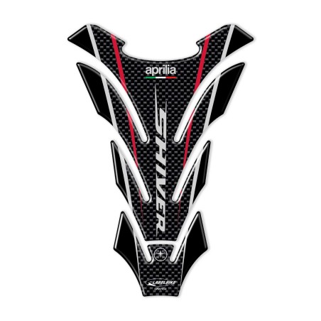 Paraserbatoio adesivo 3D protezione serbatoio moto compatibile Aprilia Shiver