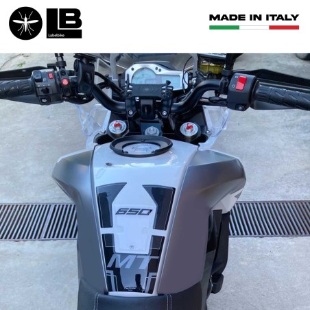 Protector de depósito adhesivo 3D Protección del depósito de motocicleta compatible con CFMOTO 650MT