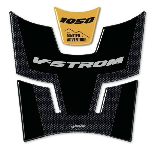 PARASERBATOIO ADESIVO 3D RESINA GEL per MOTO compatibile SUZUKI V-STROM 1050 