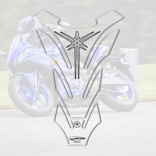 3D transparent gel adhesive cover for YAMAHA compatible MOTORCYCLE TANK 2