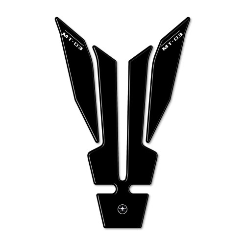 PARASERBATOIO ADESIVO in RESINA 3D compatibile per MOTO YAMAHA MT-03 dal 2016