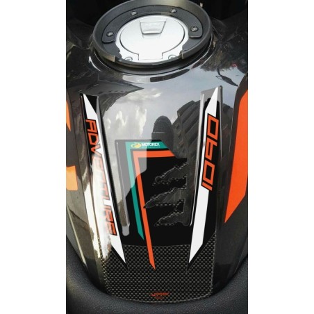 PARASERBATOIO ADESIVO in RESINA GEL 3D compatibile per MOTO KTM 1090 ADVENTURE 