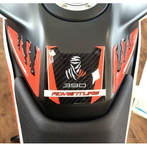 Paraserbatoio adesivo in resina gel 3D per moto compatibile KTM 390 adventure 