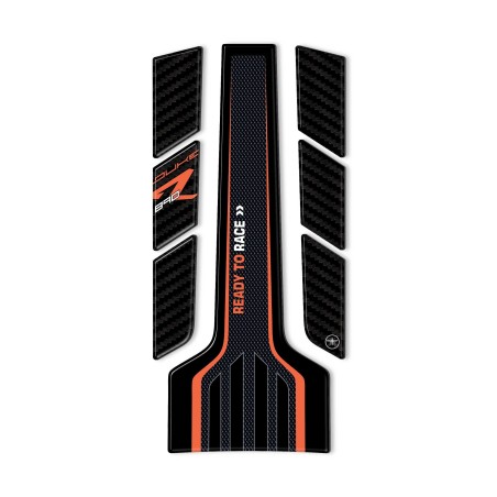 PARASERBATOIO adesivo in resina gel 3D per MOTO compatibile KTM 890 DUKE R naked