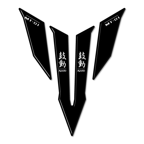 PROTECCIÓN DE DEPÓSITO ADHESIVA en RESINA 3D compatible con MOTO YAMAHA MT-01 kodo