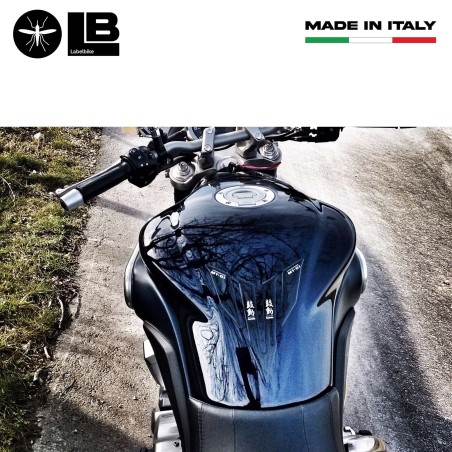 PARASERBATOIO ADESIVO SERBATOIO in RESINA 3D compatibile MOTO YAMAHA MT-01 kodo