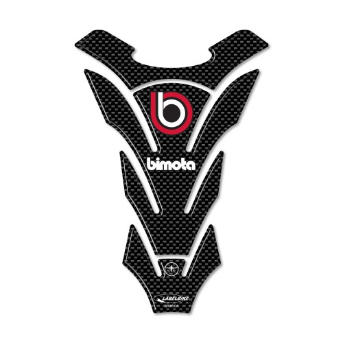 BIMOTE TANK PAD PEGATINAS DE RESINA DE CARBONO 3D compatibles con MOTOCICLETAS