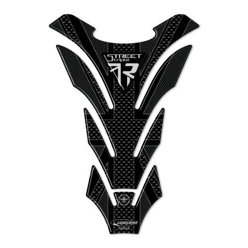 Protector de depósito de gel 3D para moto compatible con Triumph Street Triple R 2009-2022 2