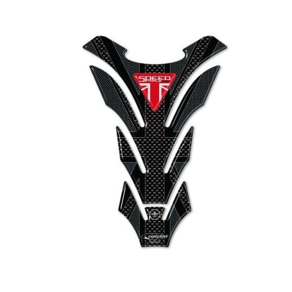 Paraserbatoio gel 3D per moto compatibile Triumph Speed Triple 1050 union jack 