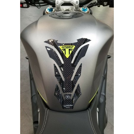 Paraserbatoio gel 3D per moto compatibile Triumph Speed Triple 1200 union jack